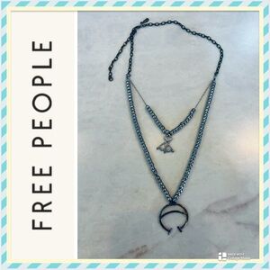 Free People Metallic Layered Necklace